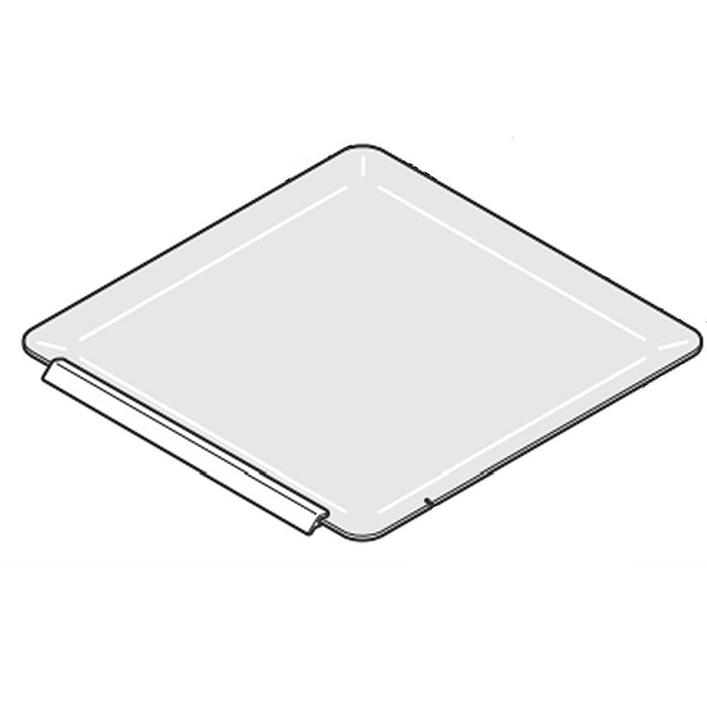 Electrolux Part #242128401, Refrigerator Glass Shelf | 19.90 x 15.35 x 0.60