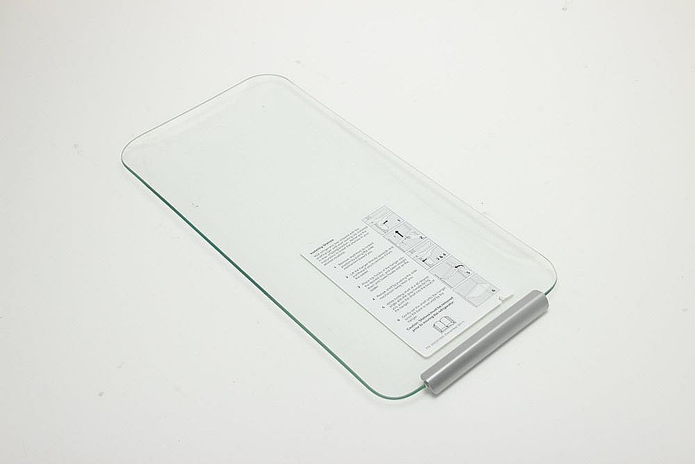 Electrolux Part #242128404, Refrigerator Glass Shelf | 16.60 x 7.95 x 0.70