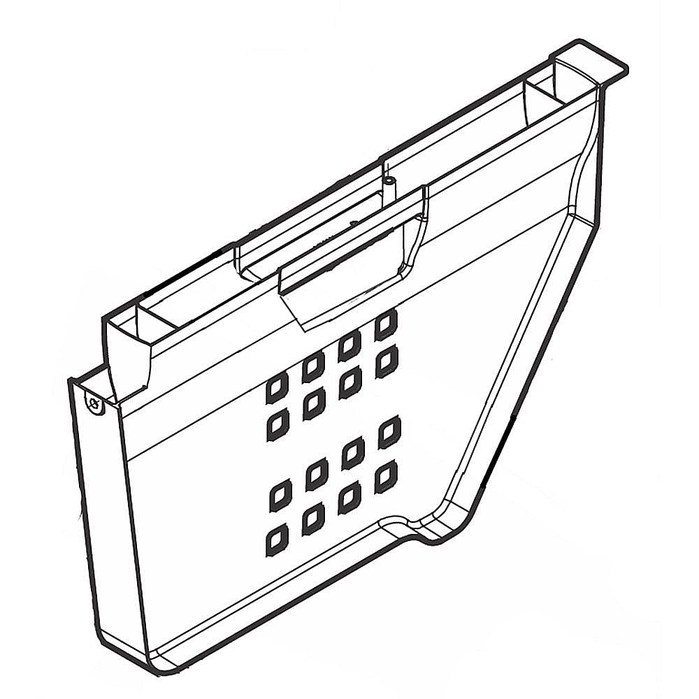 Part #242131401, Refrigerator Basket Divider / 13.95 x 8.65 x 1.40