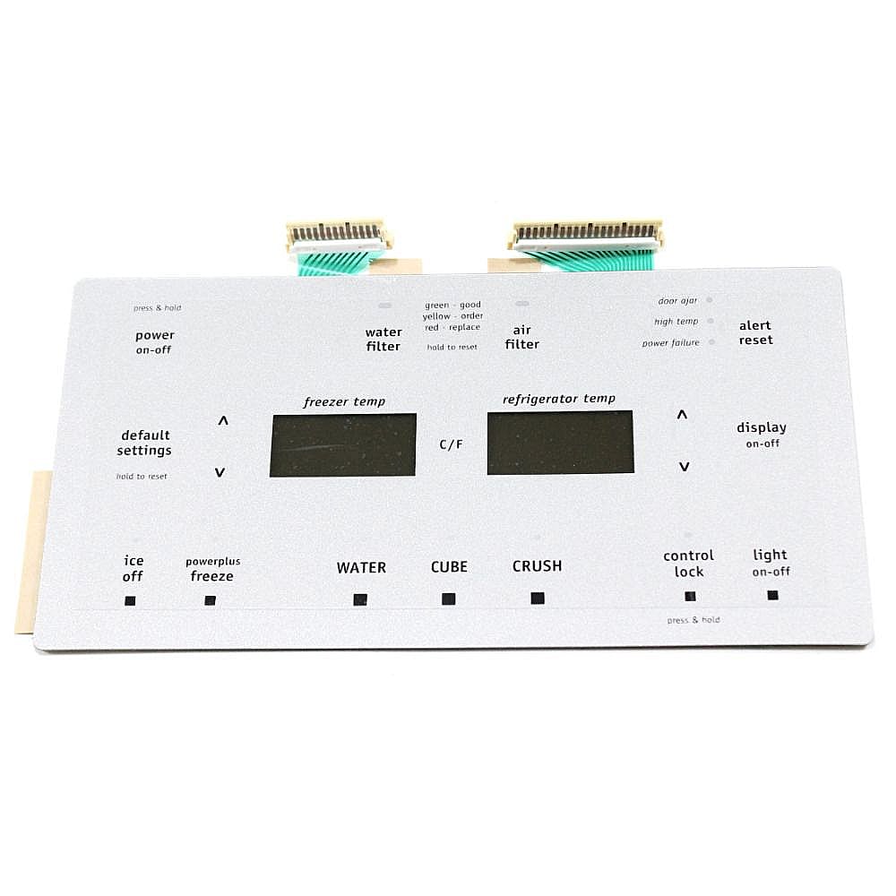 Frigidaire Part #242166903, Refrigerator Dispenser Membrane Switch | 9.10 x 5.55 x 0.20