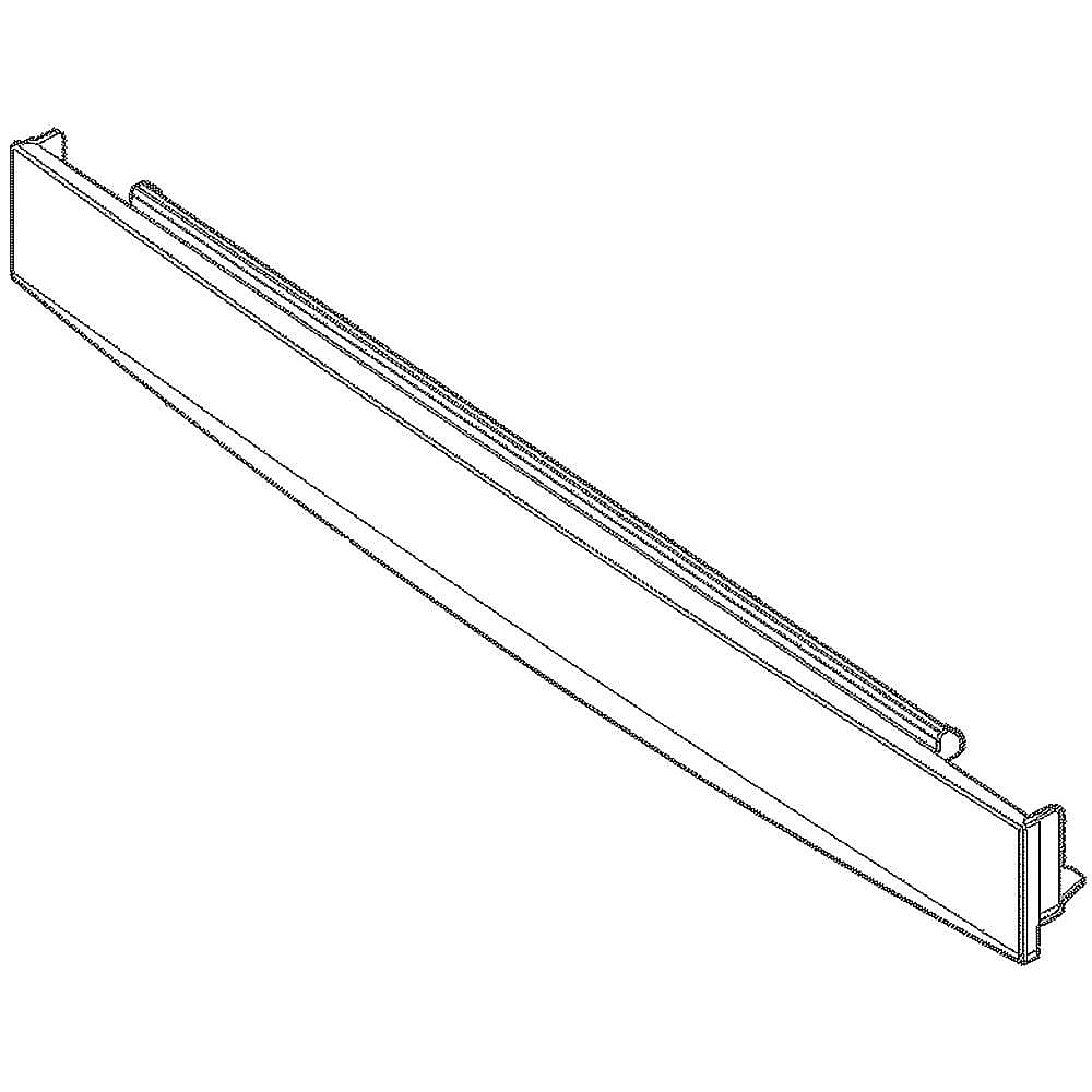 Part #242176404, Refrigerator Dispenser Trim (Gray) / 9.70 x 1.85 x 0.95