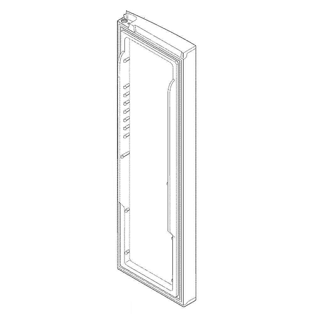 Frigidaire Part #242178108, Refrigerator Door Assembly (Stainless)