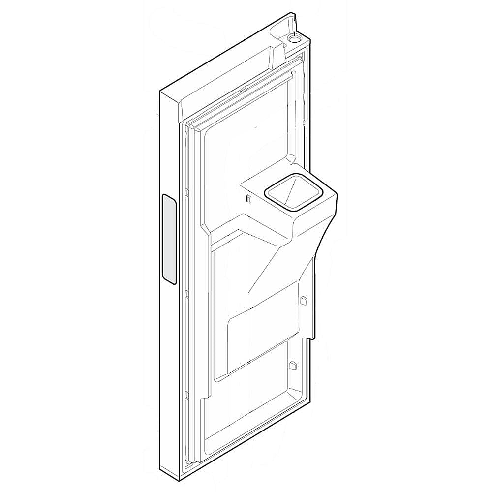 Frigidaire Part #242185653, Refrigerator Door | 41.75 x 24.25 x 12.00