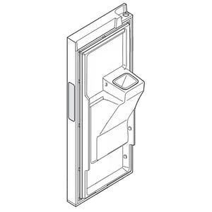 Refrigerator Door Assembly, Left (stainless) 242185655