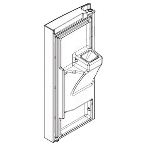 Refrigerator Door Assembly, Left (stainless) 242185671