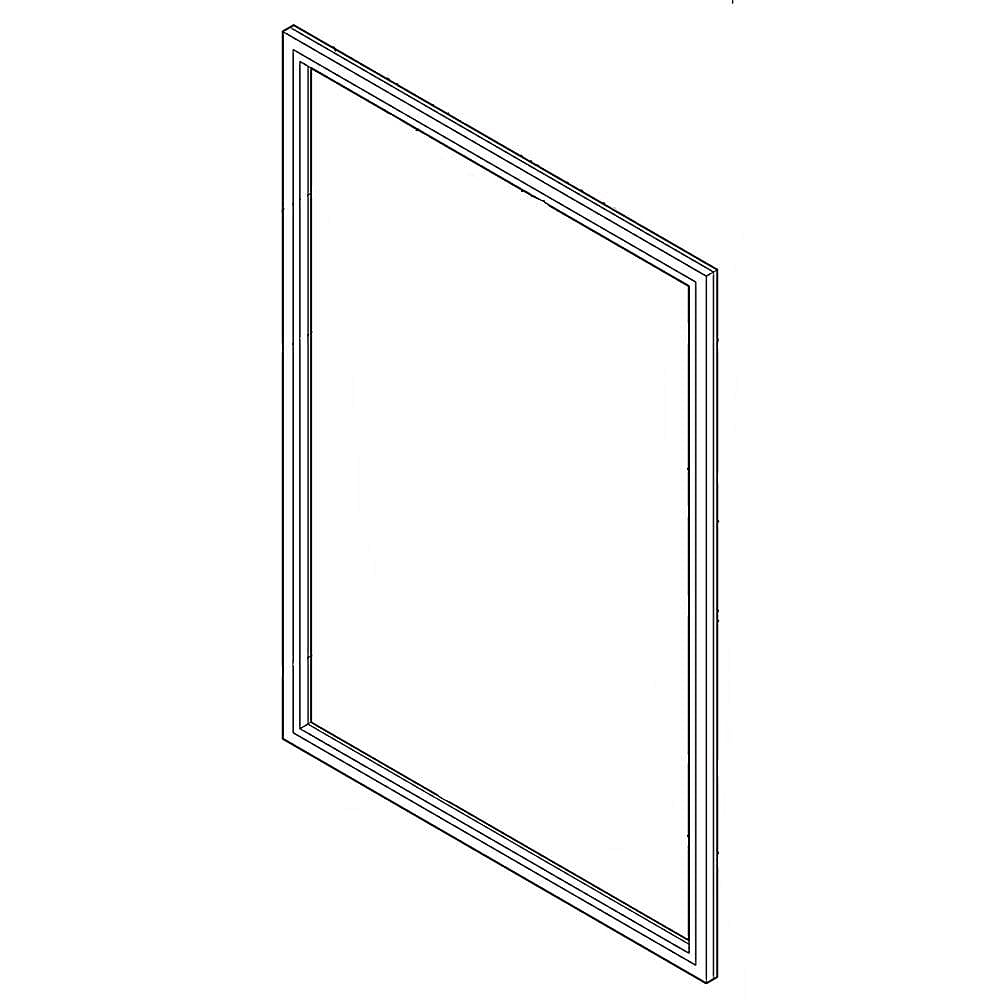 Part #242193208, Refrigerator Freezer Door Gasket (Black) / 42.75 x 29.25 x 1.50