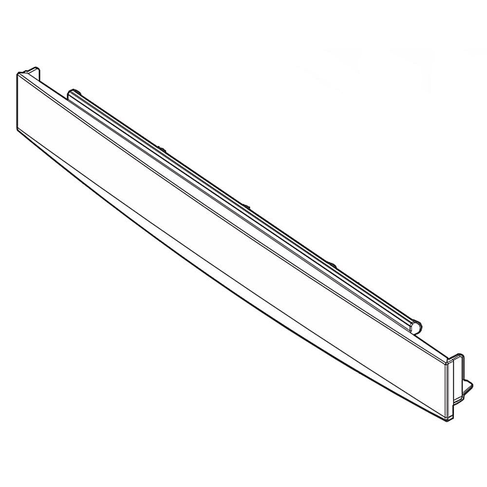 Part #242194302, Ikea Refrigerator Dispenser Trim (Black Stainless) / 9.65 x 1.25 x 0.90