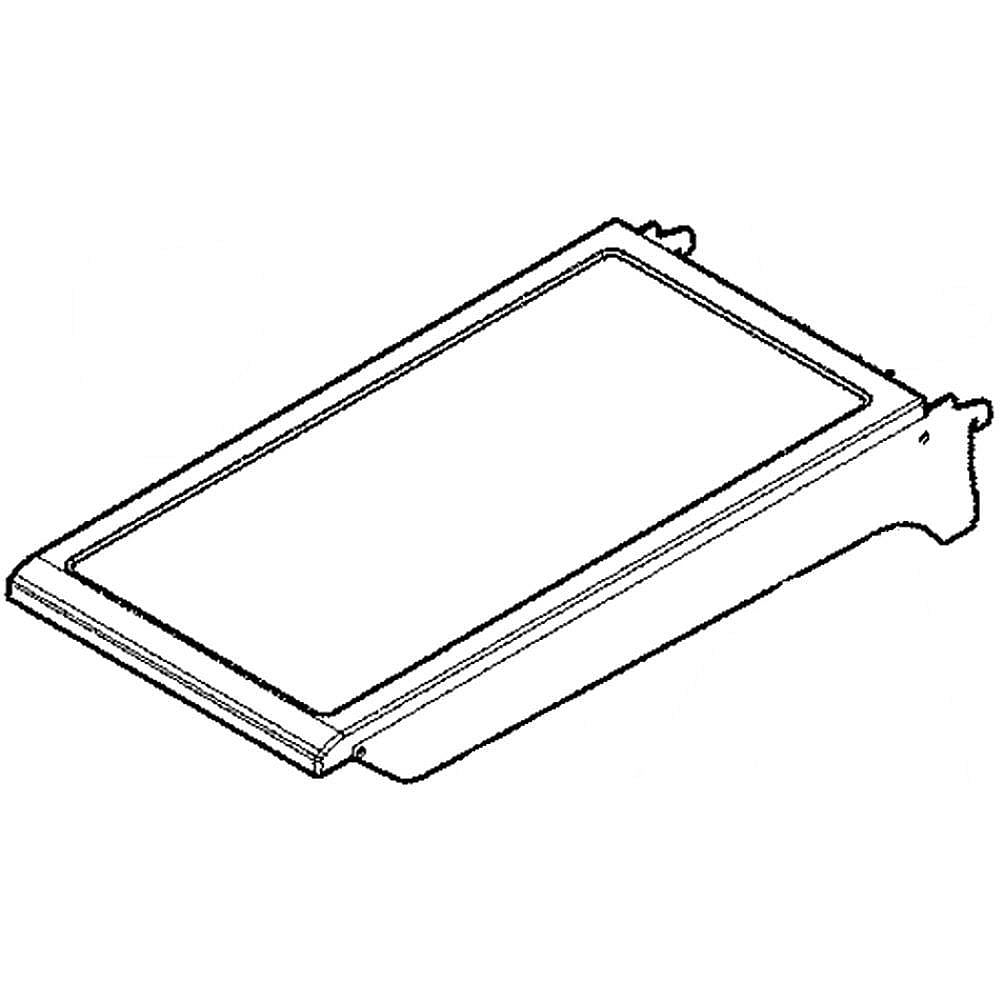 Part #242200502, Refrigerator Spill Shelf / 17.65 x 8.55 x 3.60