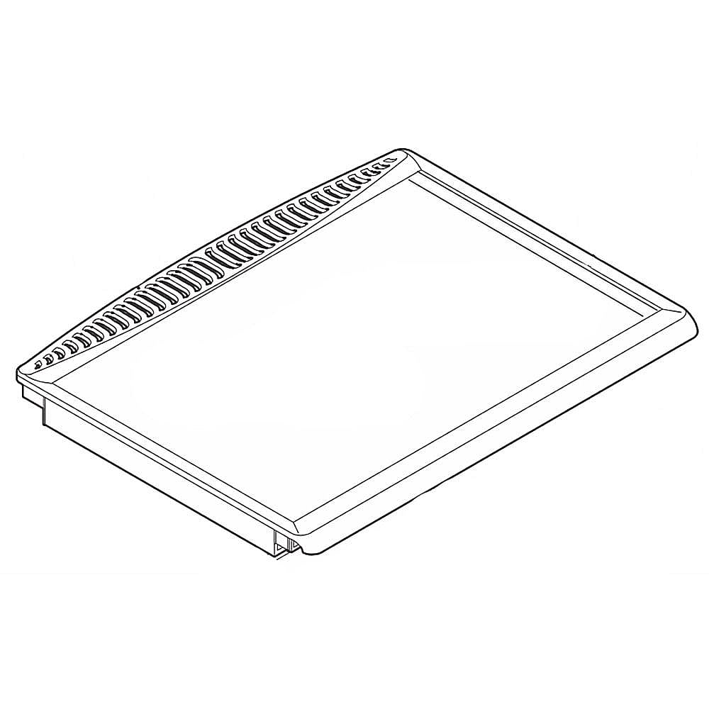 Frigidaire Part #242201805, Refrigerator Crisper Drawer Cover Assembly