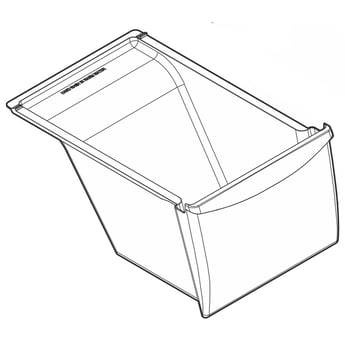 Refrigerator Crisper Drawer 242218506 Parts Sears Partsdirect