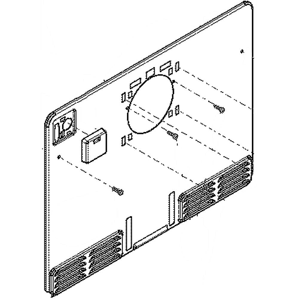 Kenmore Part #242229804, Refrigerator Cover | 21.00 x 14.75 x 0.38
