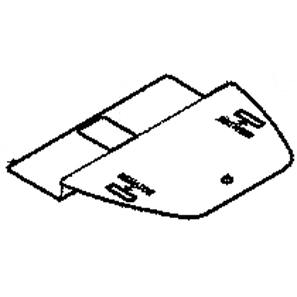 Part #242248601, Refrigerator Heat Shield / 5.05 x 4.70 x 0.65