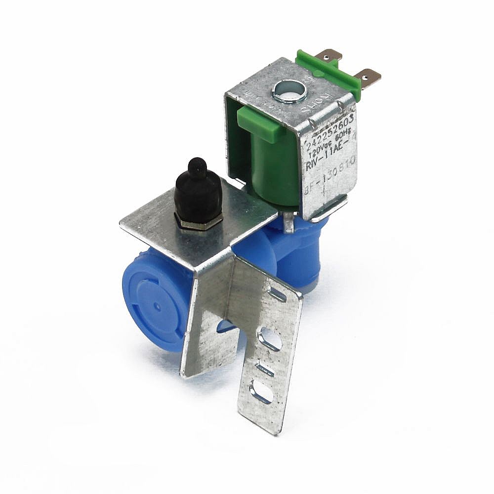 Part #242252603, Kenmore Elite Refrigerator Water Inlet Valve Assembly (Replaces 241803703) / 7.95 x 6.05 x 3.80