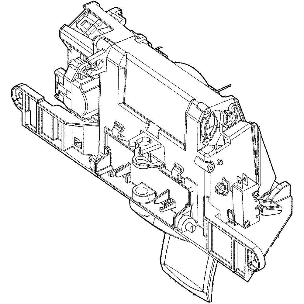 Refrigerator Dispenser Switch and Lever Assembly