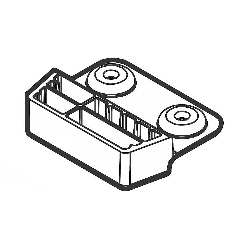 Part #242291001, Universal/multiflex (Frigidaire) Refrigerator Housing / 2.00 x 1.65 x 0.65