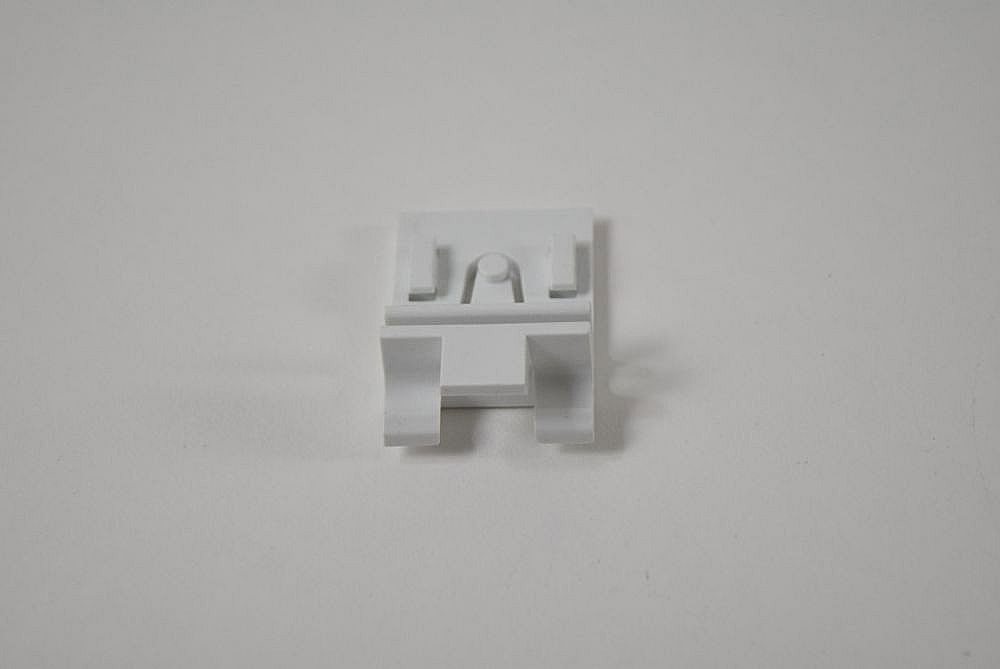 Part #297049500, Refrigerator Freezer Basket Slide Clip (Replaces 7297049500) / 4.40 x 3.05 x 0.70