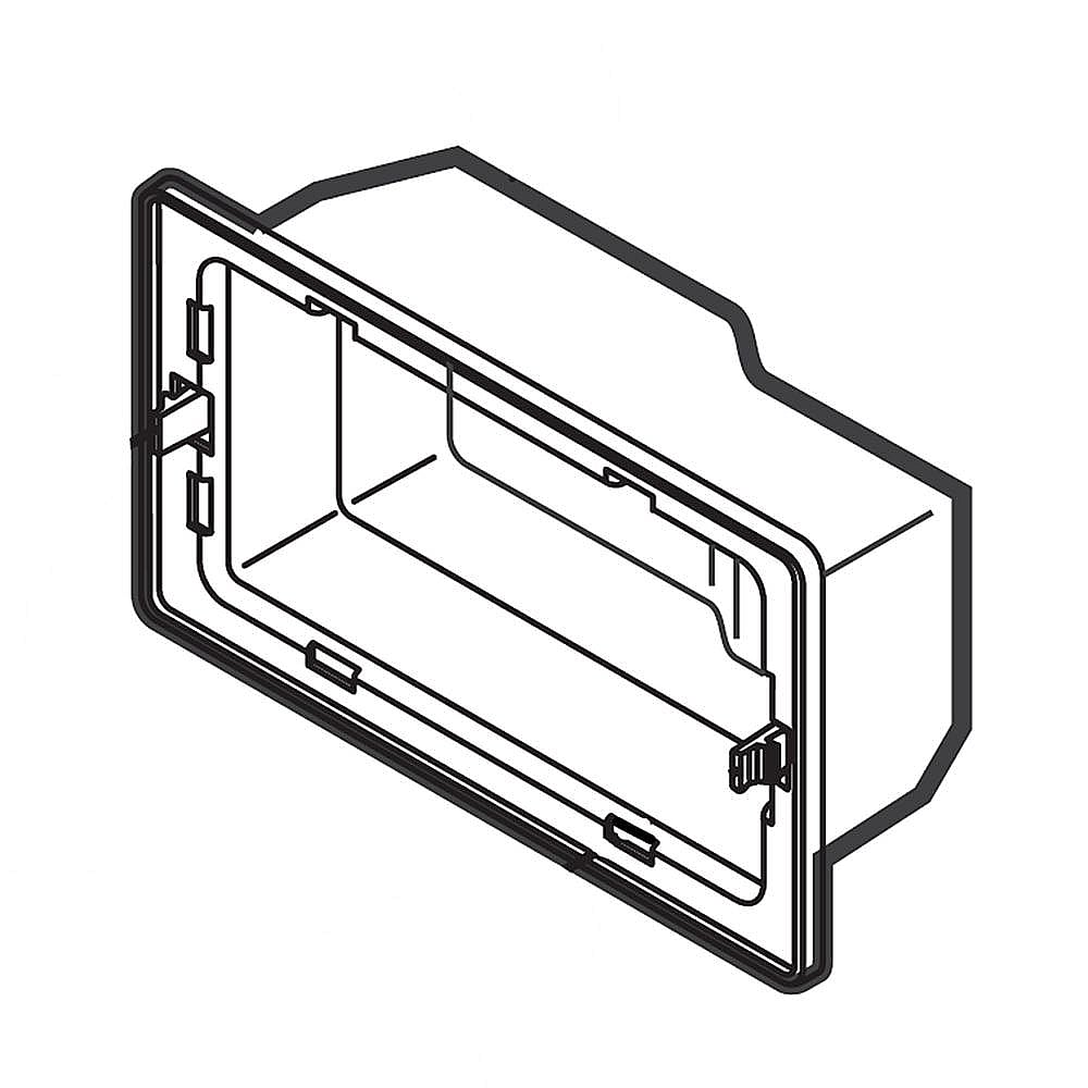 Kenmore Elite Part #297053102, Light Shield | 5.65 x 3.15 x 2.70