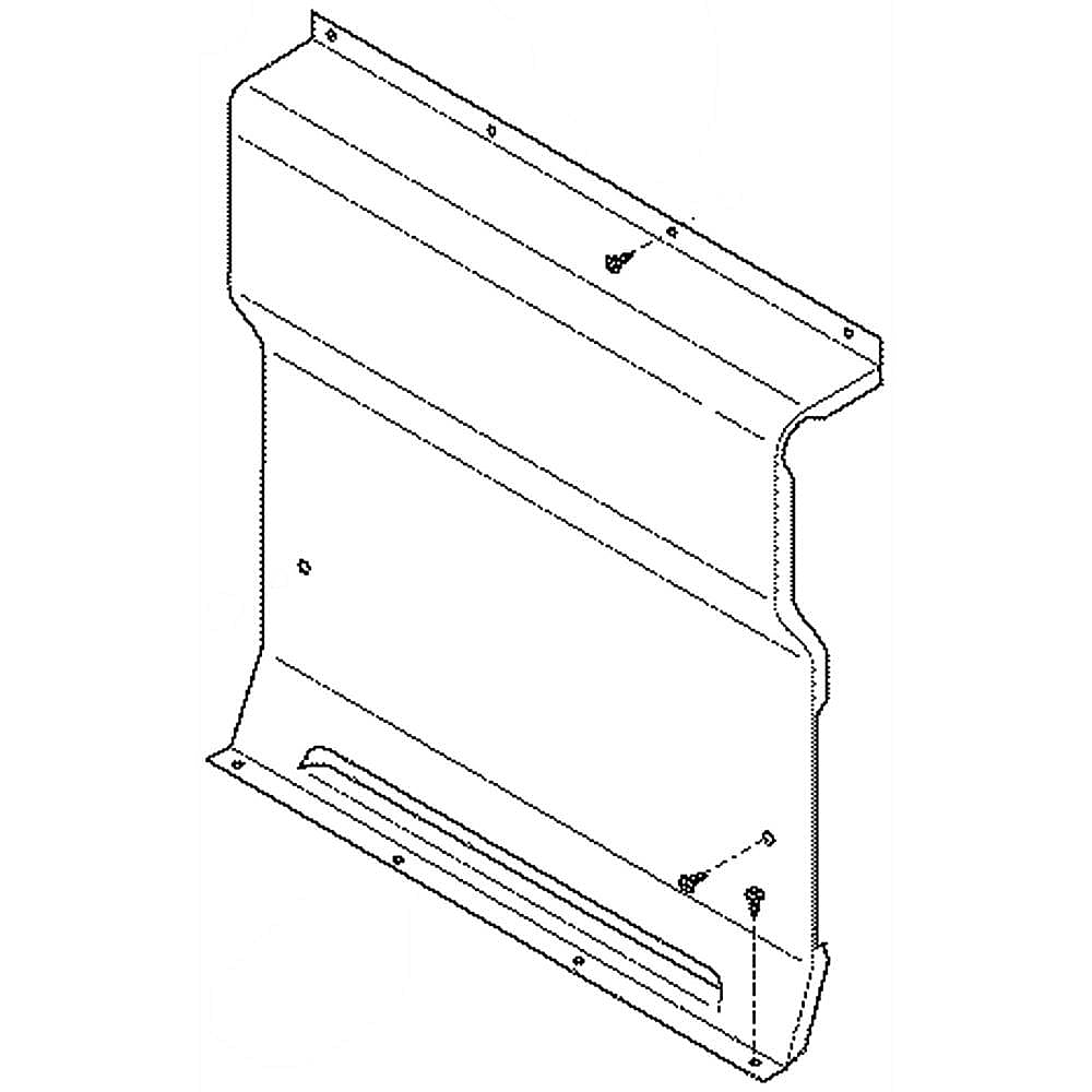 Kenmore Part #297098851, Evaporator Cover | 26.88 x 23.00 x 2.88