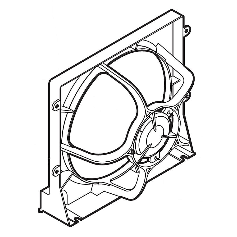 Gibson Part #297164000, Fan Shroud | 9.50 x 8.40 x 3.70