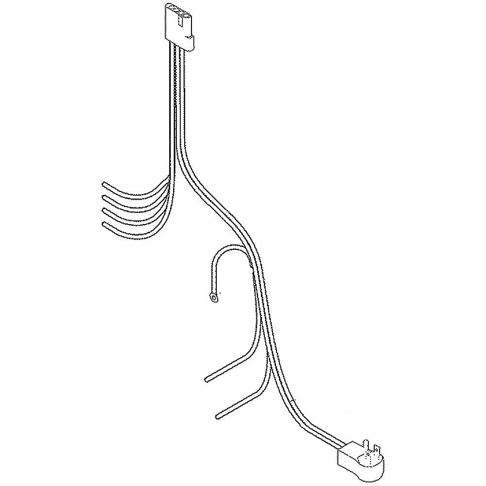 Frigidaire Part #297244300, Freezer Wire Harness | 10.60 x 5.65 x 2.85