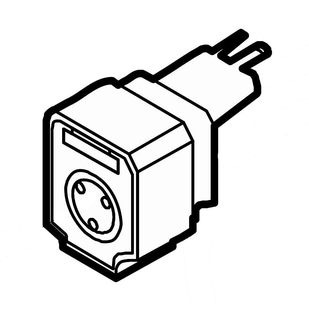 Part #297259505, Kenmore Elite Refrigerator Compressor Start Relay / 5.35 x 5.05 x 3.05