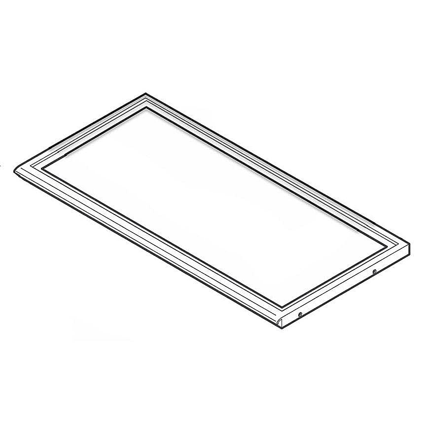 Kenmore Elite Part #297271701, Refrigerator Crisper Drawer Cover Frame | 26.50 x 11.75 x 1.00