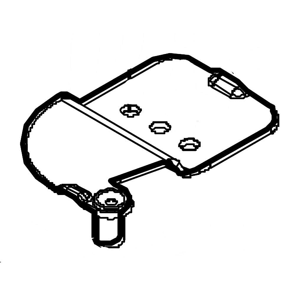 Kenmore Elite Part #297303900, Refrigerator Door Hinge, Upper | 4.05 x 2.55 x 0.85