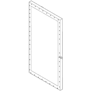 Freezer Door Outer Panel (white) 297316301