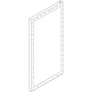 Freezer Door Outer Panel (stainless) 297316518