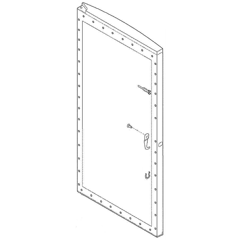 Kenmore Elite Part #297317202, Outer Panel | 77.00 x 36.25 x 5.50