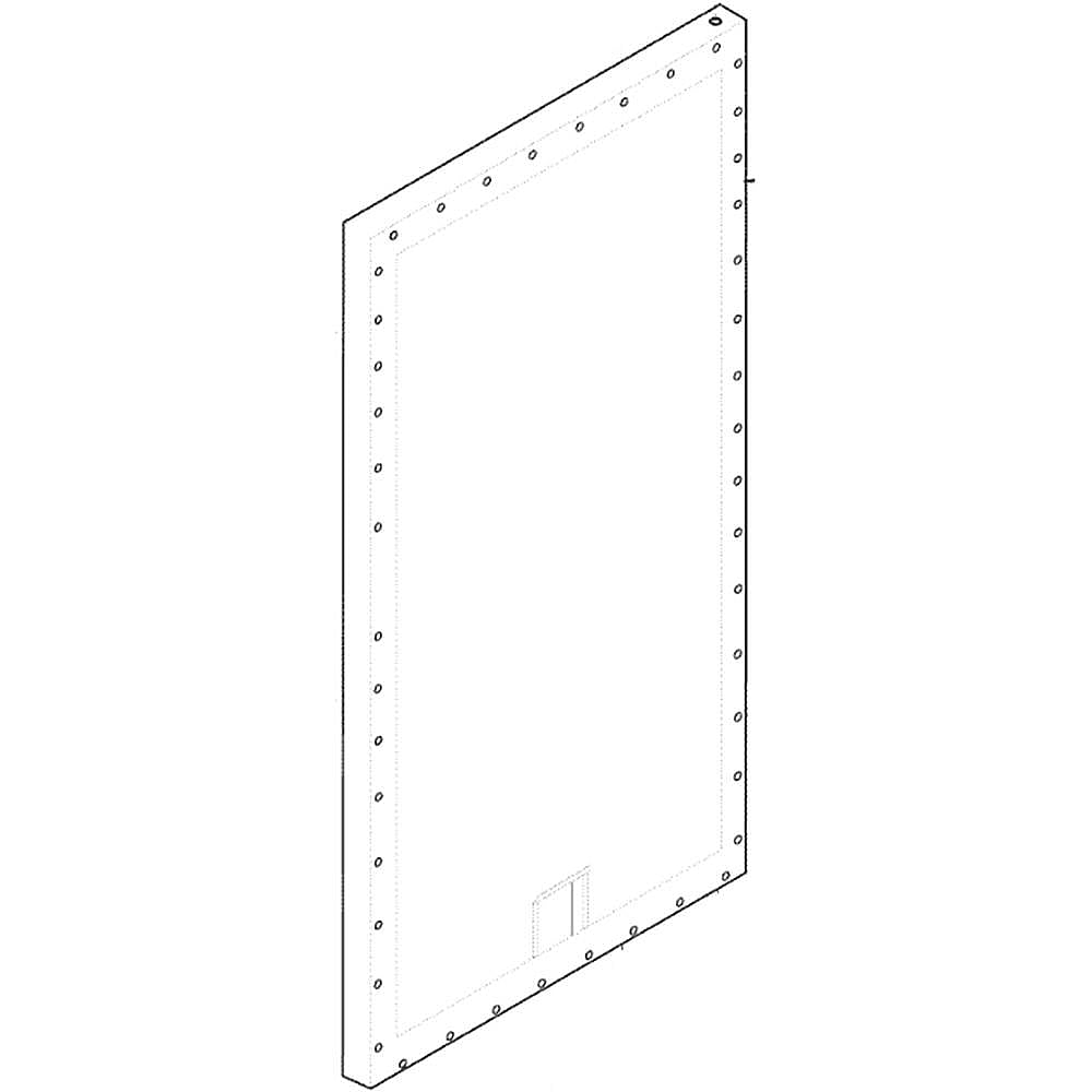 Part #297329308, Refrigerator Door Outer Panel / 78.00 x 37.00 x 3.50