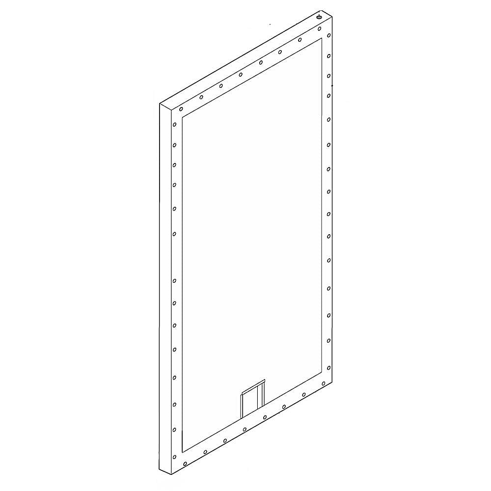 Part #297329322, Freezer Door Outer Panel / 78.00 x 37.00 x 7.25