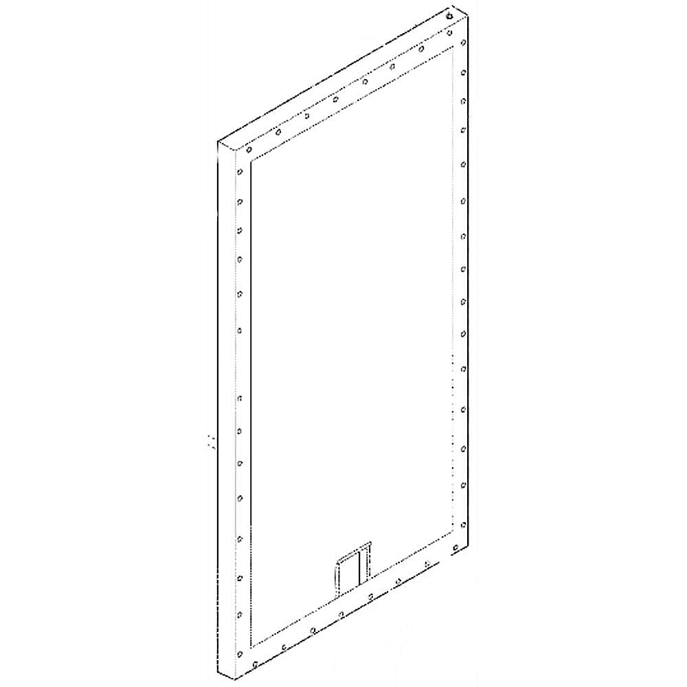Frigidaire Part #297329324, Freezer Door Outer Panel (Stainless) | 78.00 x 37.25 x 3.50