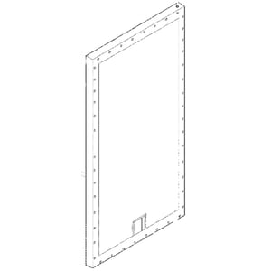 Freezer Door Outer Panel (stainless) 297329324