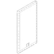 Freezer Door Outer Panel (stainless) for Frigidaire FPFU19F8RFD - Part 297329324