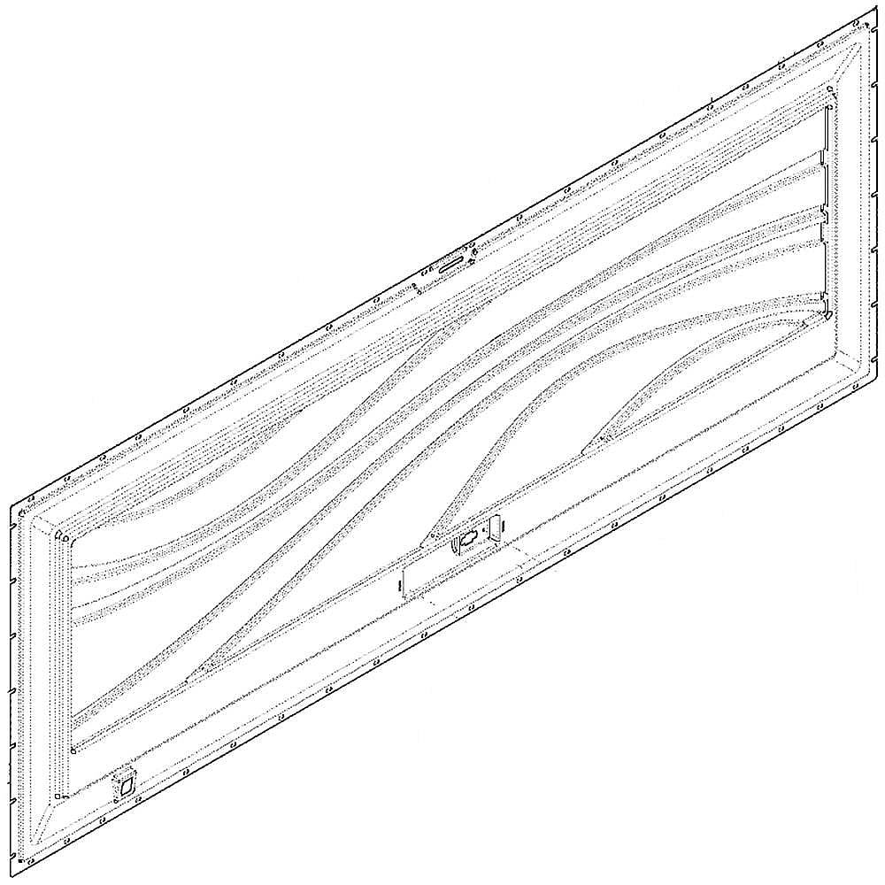 Part #297376300, Kenmore Freezer Lid Inner Panel / 73.00 x 27.00 x 0.25