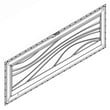 Lid Panel for Kenmore 25312912410 - Part 297400103