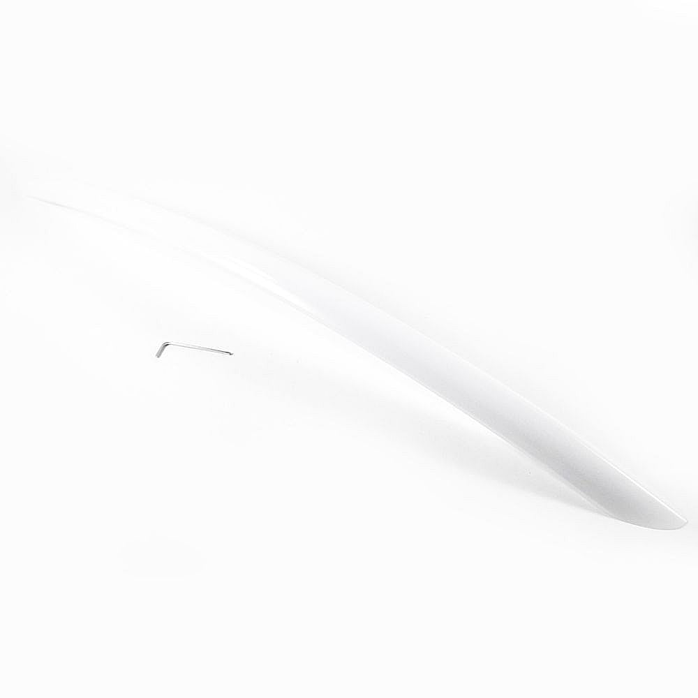Part #297437820, Freezer Door Handle (White) / 34.40 x 6.20 x 3.80