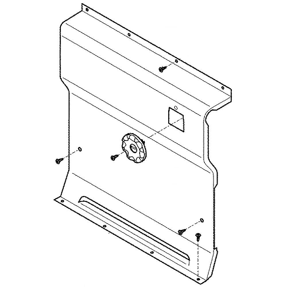 Part #297442700, Freezer Evaporator Cover / 22.75 x 19.62 x 0.12