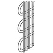 Condenser for Frigidaire FFC09C3AW2 - Part 5300120781