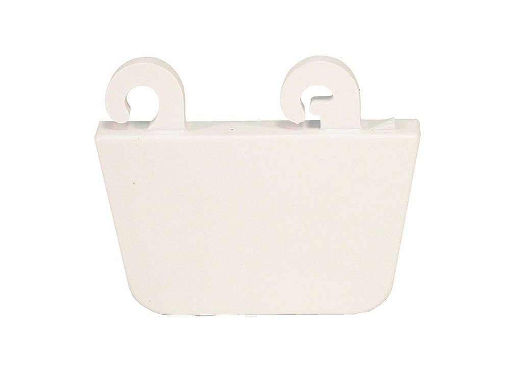 Kenmore Part #5303207229, Refrigerator Door Shelf Rail End Cap, Left | 4.35 x 2.95 x 0.85