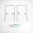 Refrigerator Defrost Drain Pan Retainer Kit for Kelvinator TSK160EN3W - Part 5303916001