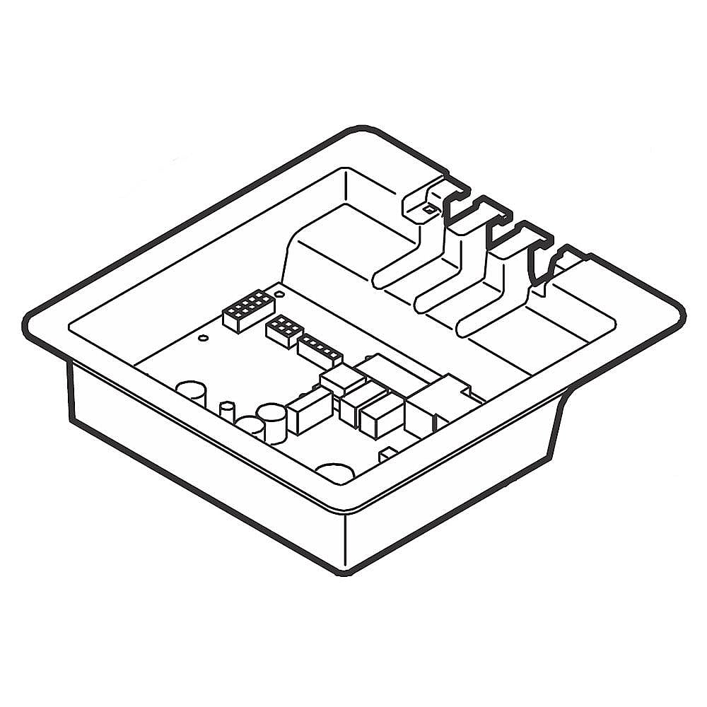 GE Part #5303918507, Refrigerator Electronic Control Board | 13.80 x 12.30 x 7.30