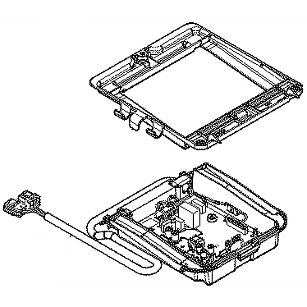Part #5303918680, Refrigerator Electronic Control Board And Housing Assembly / 9.80 x 9.50 x 4.90