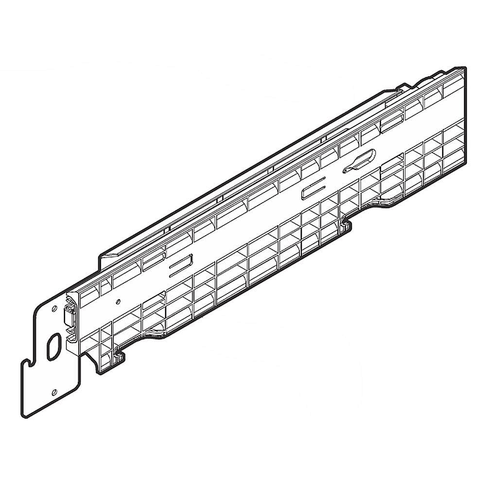 Part #5303918692, Refrigerator Freezer Drawer Slide Rail, Right / 25.00 x 10.00 x 7.40