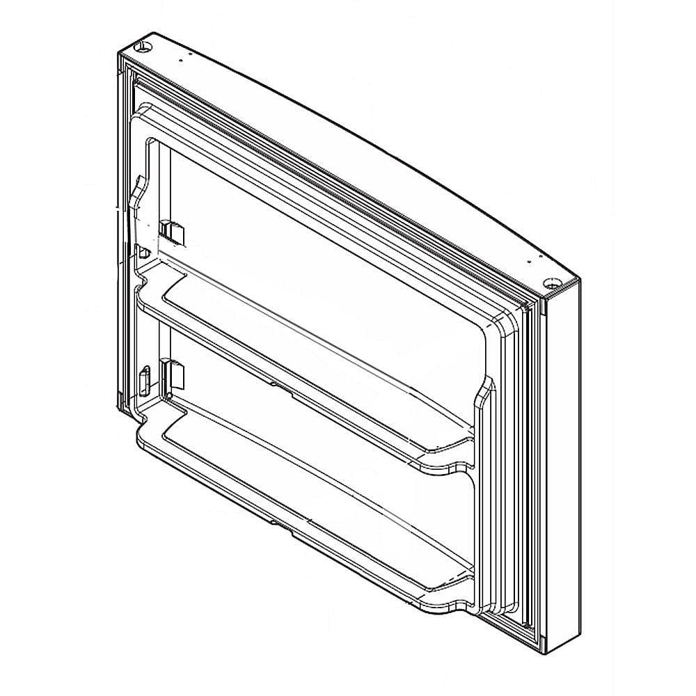 Part #5304532517, Refrigerator Freezer Door Assembly (White) (Replaces 5303918872, 5304530028)