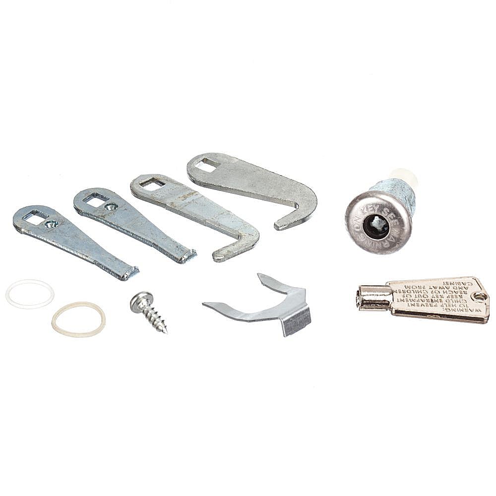 Kenmore Part #5303925437, Freezer Door Lock | 7.90 x 7.30 x 0.95