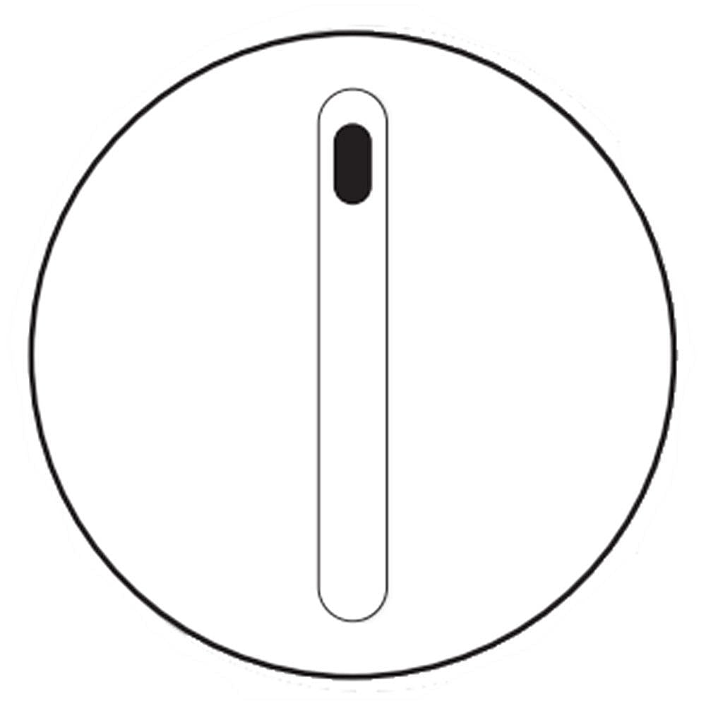 Frigidaire Part #5304446990, Refrigerator Control Knob | 1.45 x 1.45 x 0.75