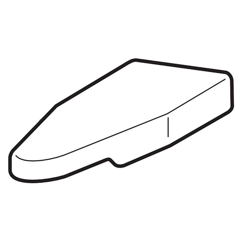 Frigidaire Part #5304470306, Refrigerator Hinge Cover | 5.55 x 2.05 x 0.70