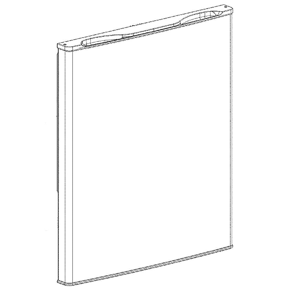 Frigidaire Part #5304490970, Refrigerator Door Assembly (White) | 37.75 x 24.00 x 5.00